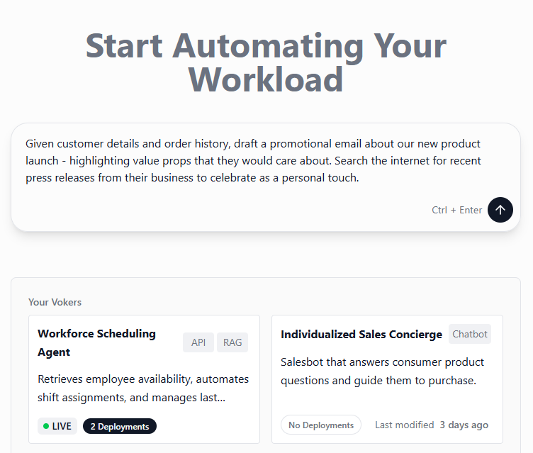 Hero Image Showing Voker Platform