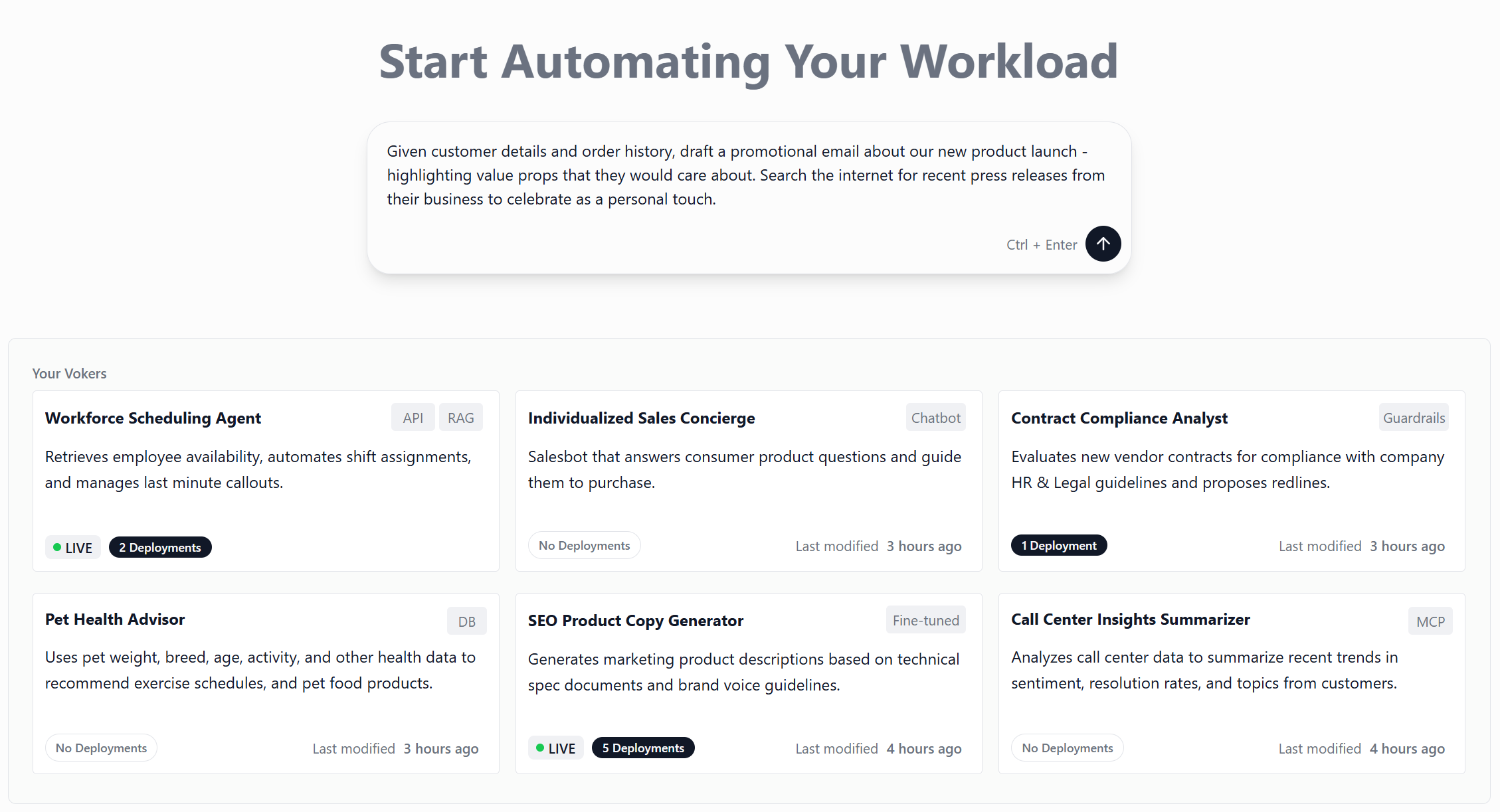 Hero Image Showing Voker Platform